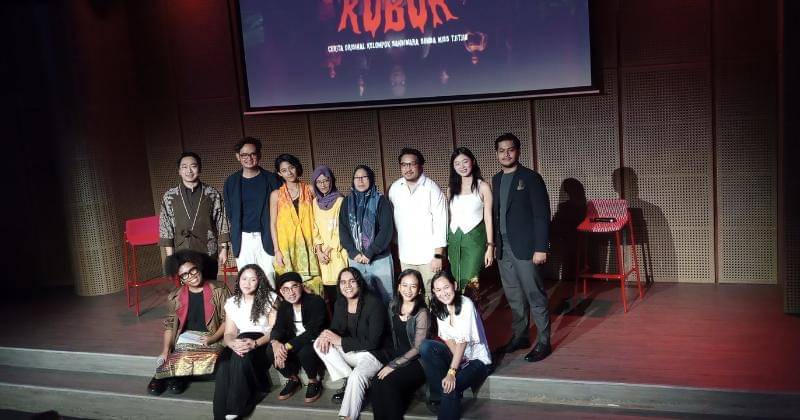 Pemutaran #MusikalDiRumahAja: Beranak Dalam Kubur dan Media Briefing pada Kamis (2/11/2023) di Galeri Indonesia Kaya, Jakarta. - Popmama.com/Nurul Khoiriyah